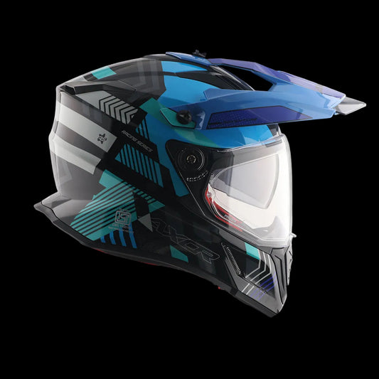CASCO X CROSS GAMBLING AZUL
