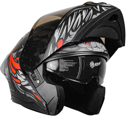 CASCO ZERO RUSH BRAINY GRIS Cascos KOV + de motociclista