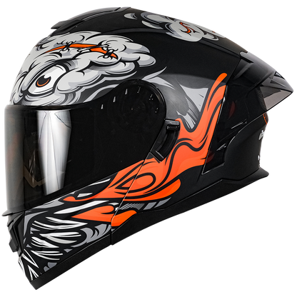 CASCO ZERO RUSH BRAINY GRIS Cascos KOV + de motociclista