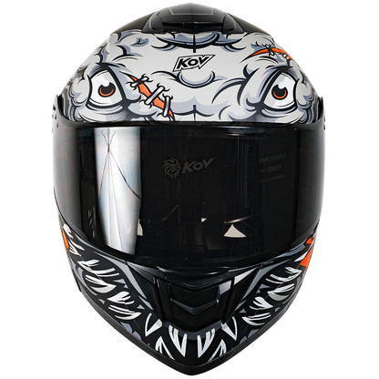 CASCO ZERO RUSH BRAINY GRIS Cascos KOV + de motociclista