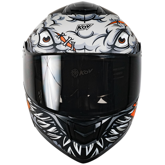CASCO ZERO RUSH BRAINY GRIS Cascos KOV + de motociclista