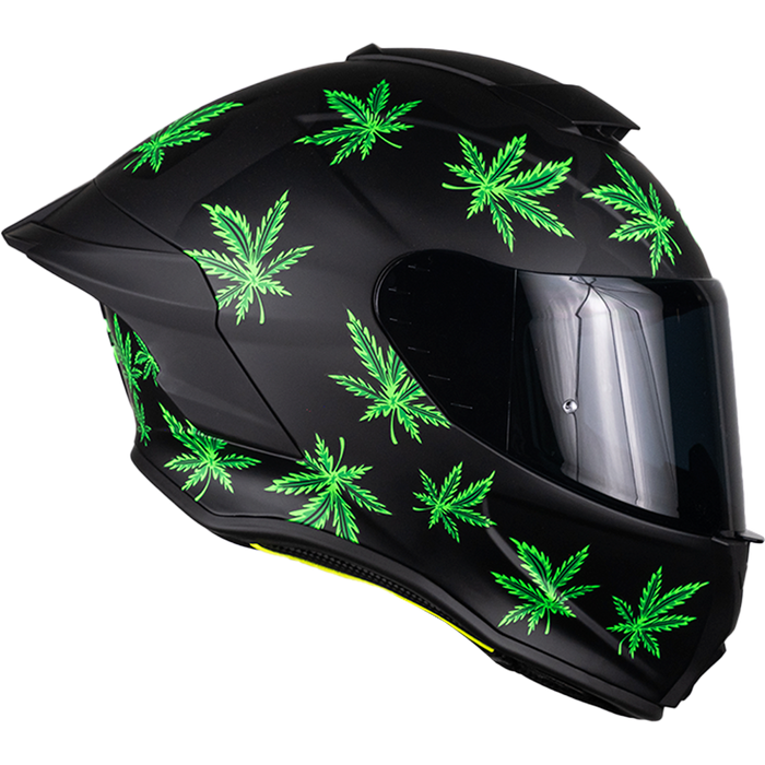 CASCO BUSTER MARY JANE NEGRO MATE FLUORESCENTE Cascos KOV + de motociclista