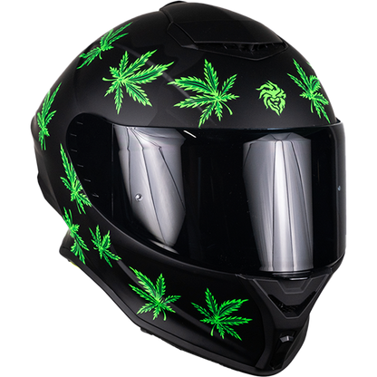 CASCO BUSTER MARY JANE NEGRO MATE FLUORESCENTE Cascos KOV + de motociclista