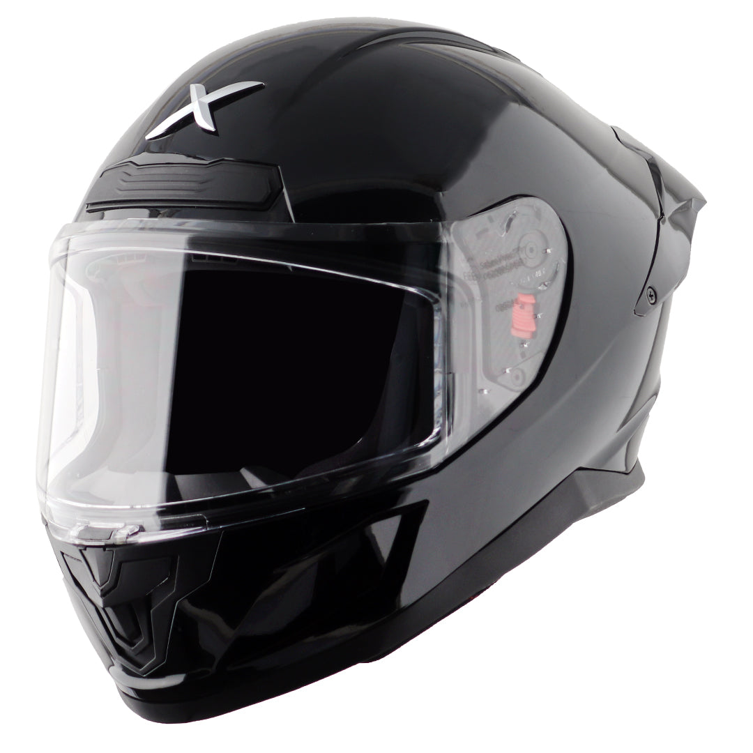 CASCO SABER NEGRO SOLIDO