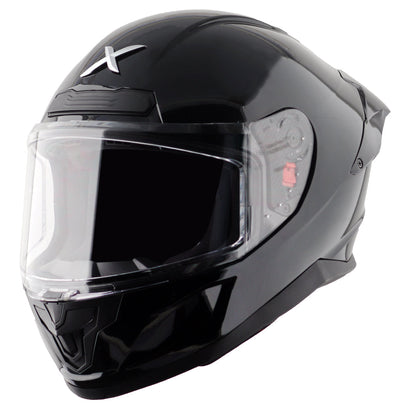 CASCO SABER NEGRO SOLIDO