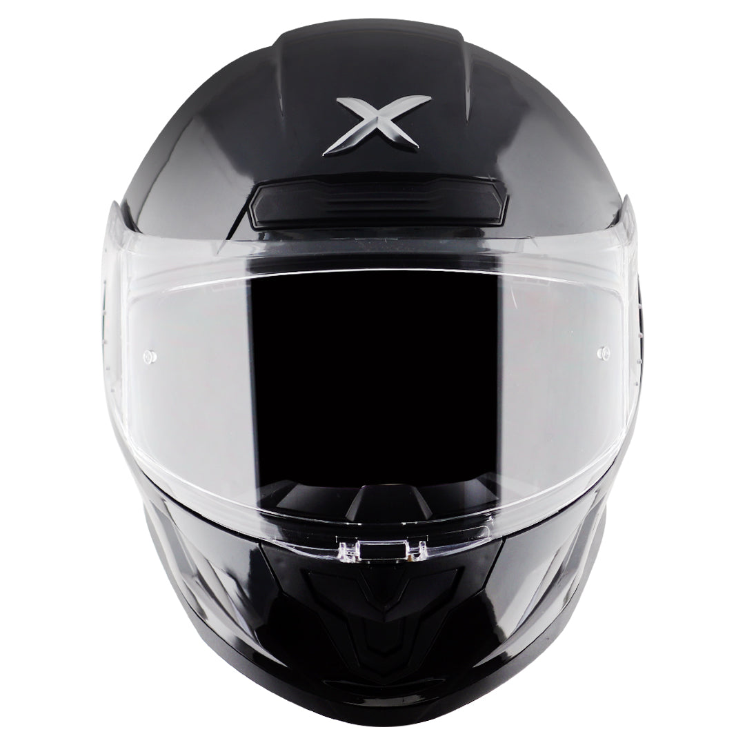 CASCO SABER NEGRO SOLIDO