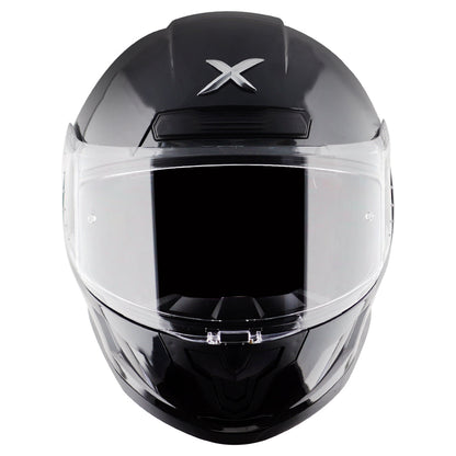 CASCO SABER NEGRO SOLIDO