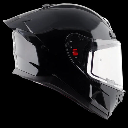 CASCO SABER NEGRO SOLIDO