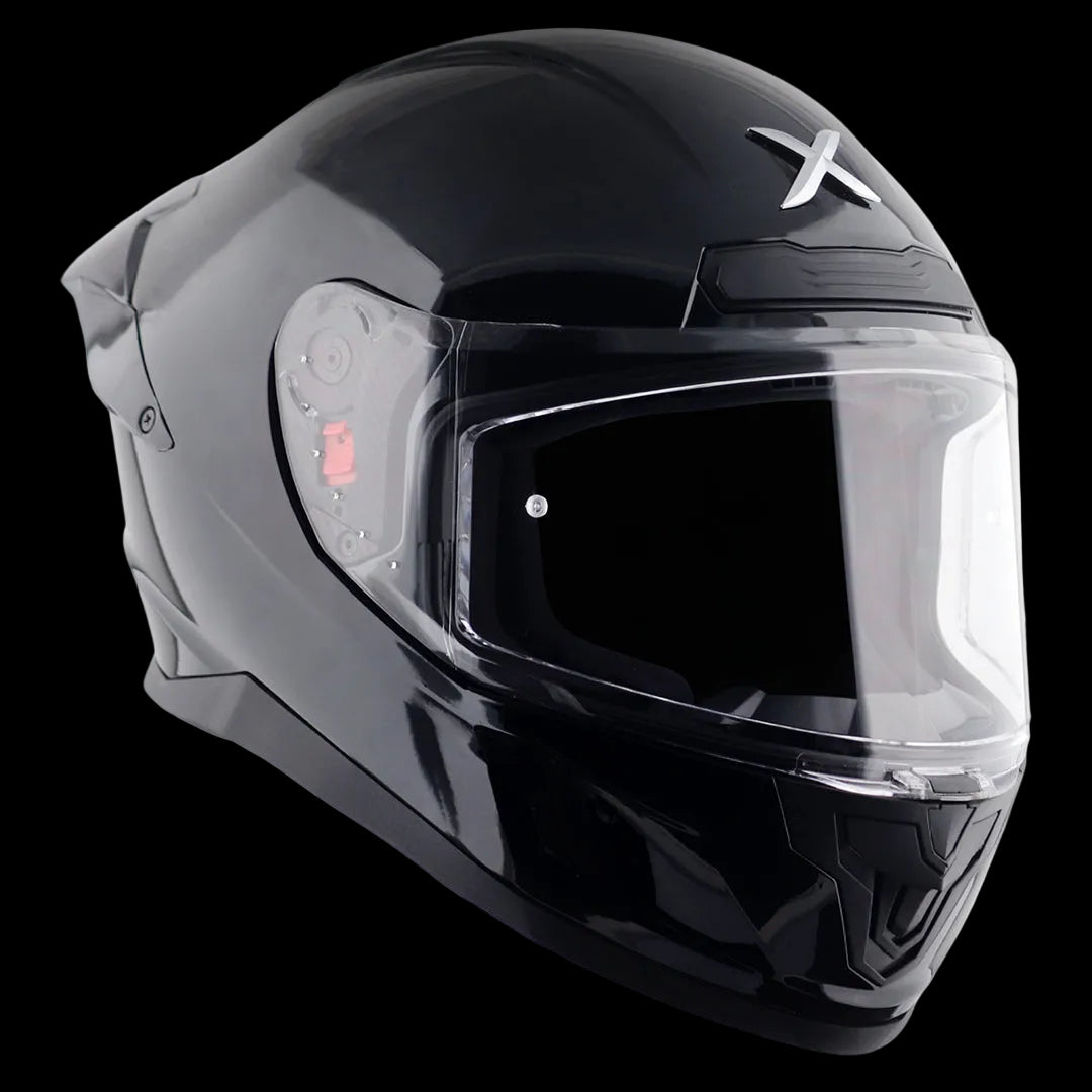 CASCO SABER NEGRO SOLIDO