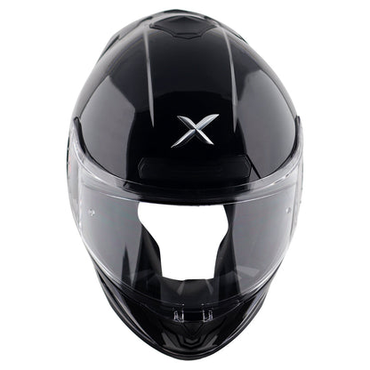 CASCO SABER NEGRO SOLIDO