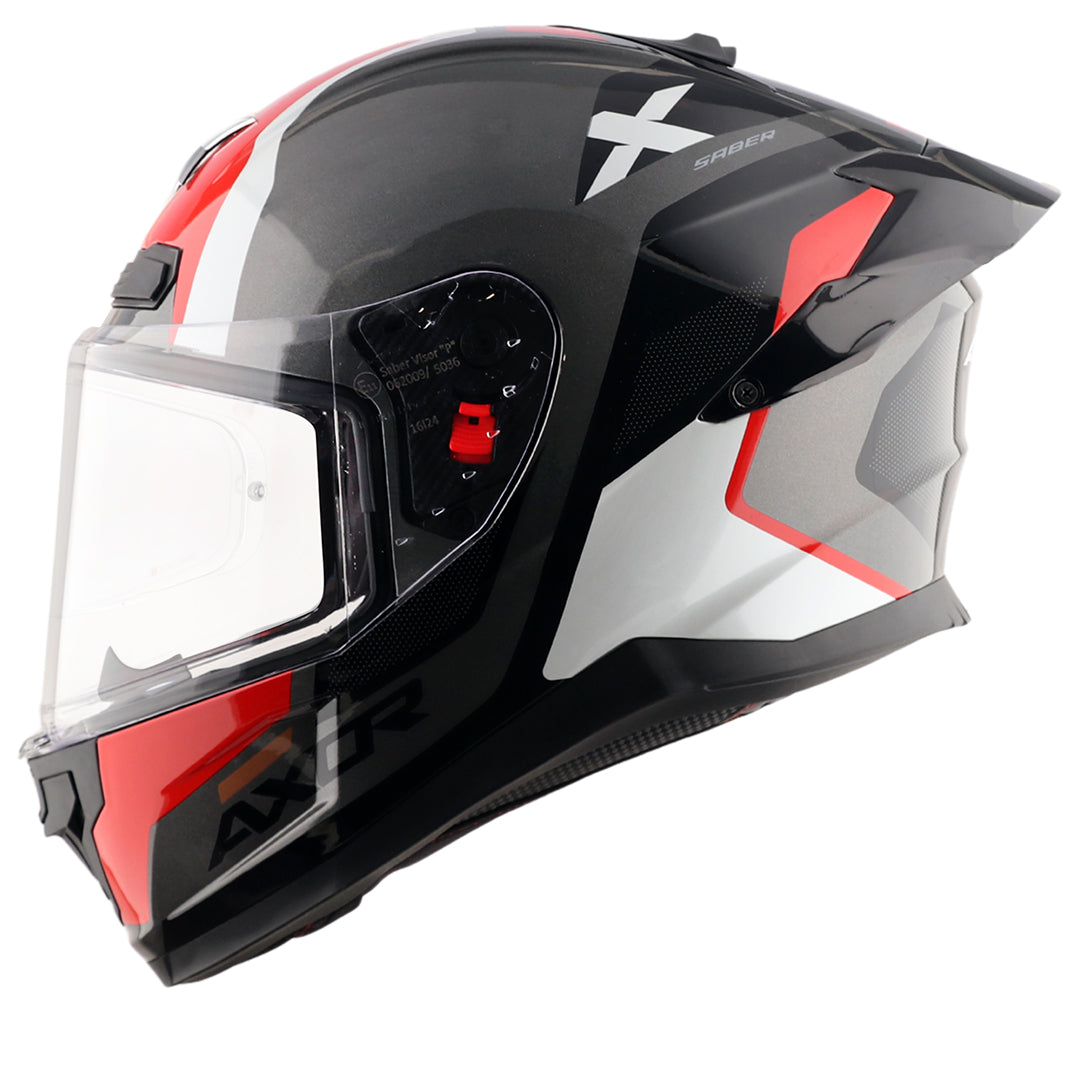 CASCO SABER SPARK NEGRO/ROJO