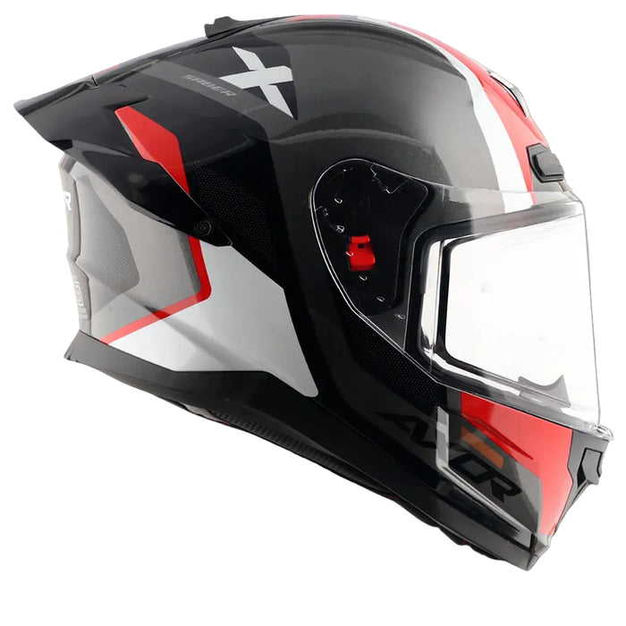 CASCO SABER SPARK NEGRO/ROJO