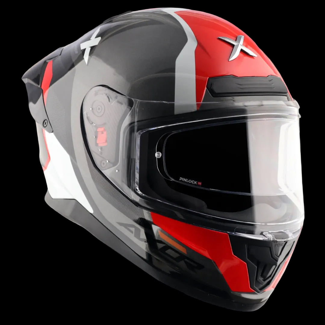 CASCO SABER SPARK NEGRO/ROJO