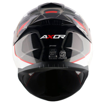 CASCO SABER SPARK NEGRO/ROJO