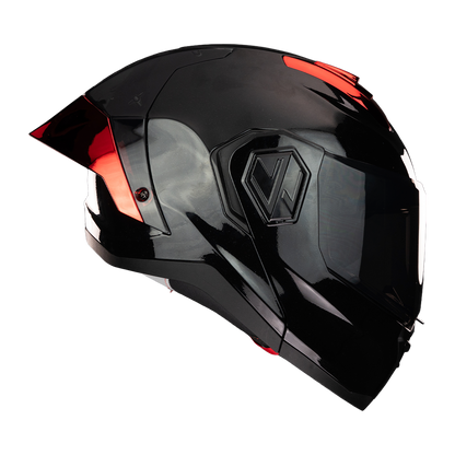 CASCO ALPHA NEGRO ROJO 1