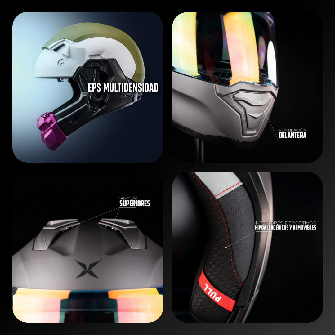 CASCO ALPHA GRIS MATE 4