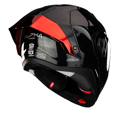 CASCO ALPHA NEGRO ROJO 5