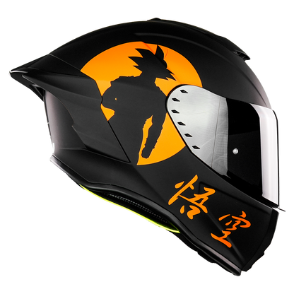 Kit Fusión Saiyajin Cascos KOV + de motociclista