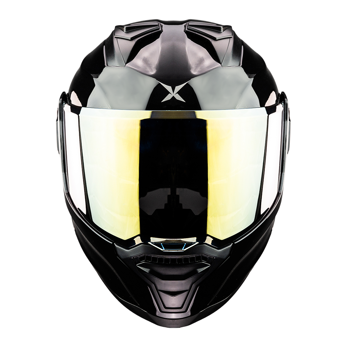 CASCO ALPHA NEGRO GLOSSY 3