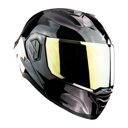 CASCO ALPHA NEGRO GLOSSY 4