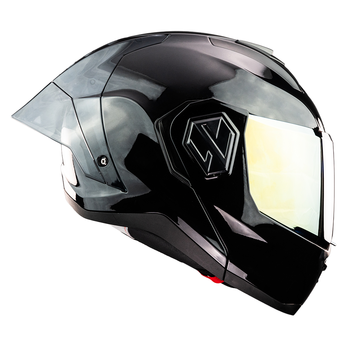 CASCO ALPHA NEGRO GLOSSY 1