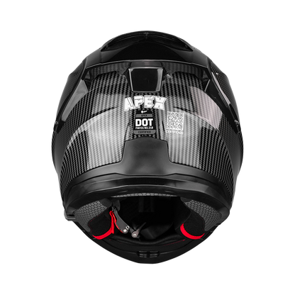 CASCO APEX CARBÓN NEGRO Cascos KOV + de motociclista