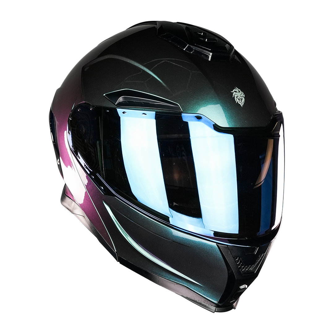 CASCO APOLO CAMALEON VERDE Cascos KOV + de motociclista