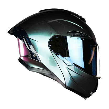 CASCO APOLO CAMALEON VERDE Cascos KOV + de motociclista