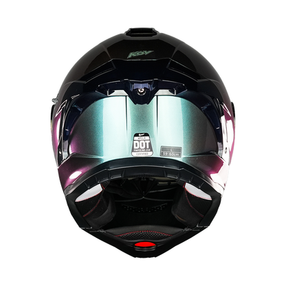 CASCO APOLO CAMALEON VERDE Cascos KOV + de motociclista