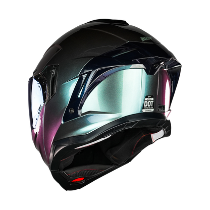 CASCO APOLO CAMALEON VERDE Cascos KOV + de motociclista