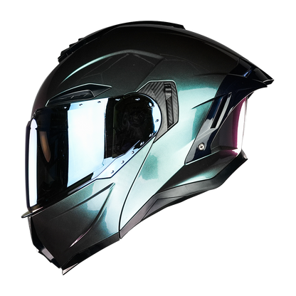 CASCO APOLO CAMALEON VERDE Cascos KOV + de motociclista