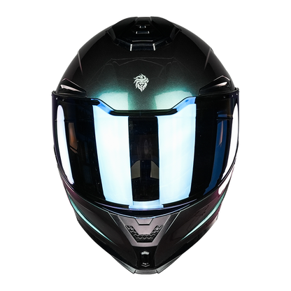 CASCO APOLO CAMALEON VERDE Cascos KOV + de motociclista