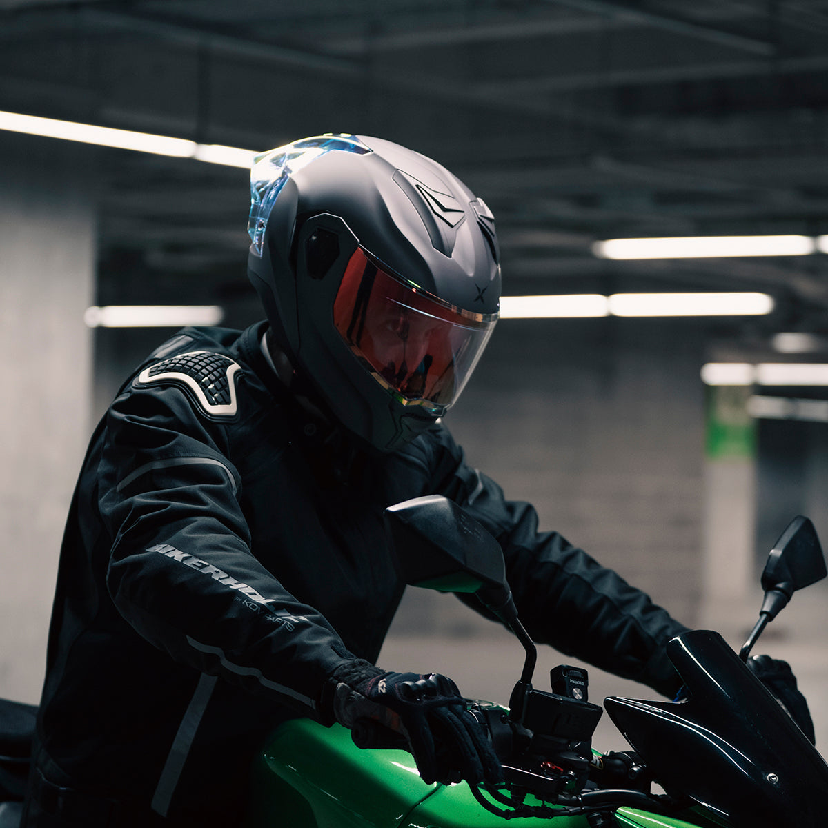 CASCO ALPHA GRIS MATE 2