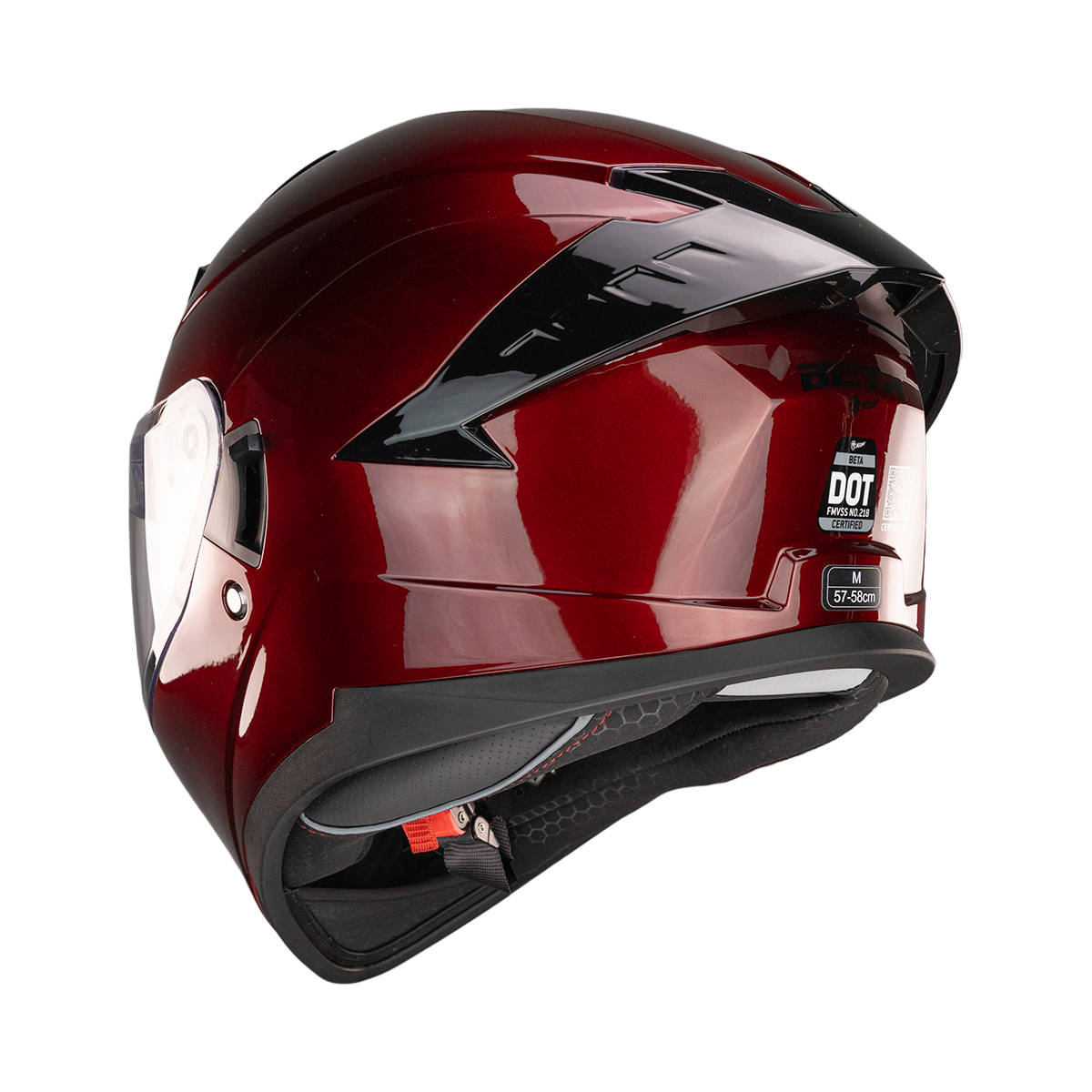 CASCO BETA CHERRY BRILLANTE Cascos KOV + de motociclista