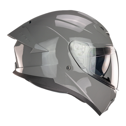 CASCO BETA GRIS BRILLANTE Cascos KOV + de motociclista