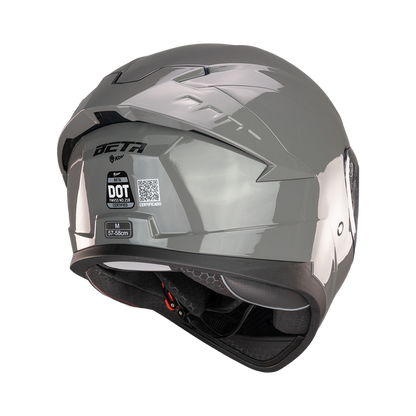 CASCO BETA GRIS BRILLANTE Cascos KOV + de motociclista
