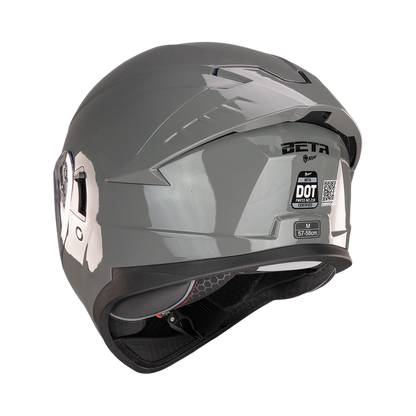 CASCO BETA GRIS BRILLANTE Cascos KOV + de motociclista