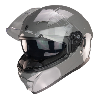 CASCO BETA GRIS BRILLANTE Cascos KOV + de motociclista