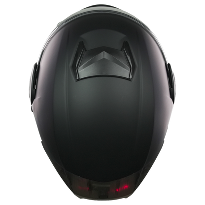 XBULL CASCO BLITZ NEGRO MATE CON LED