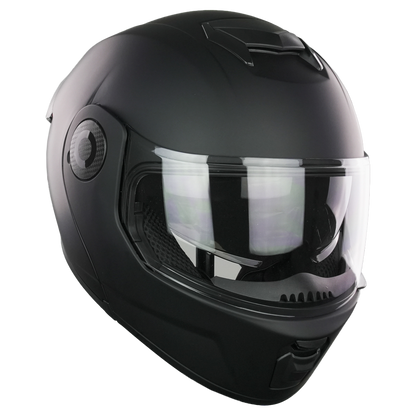 XBULL CASCO BLITZ NEGRO MATE CON LED