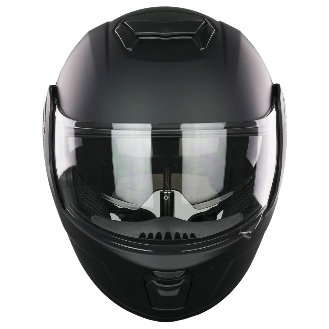 XBULL CASCO BLITZ NEGRO MATE CON LED