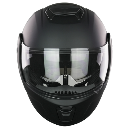 XBULL CASCO BLITZ NEGRO MATE CON LED