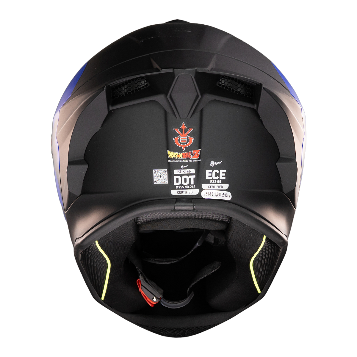 Kit Fusión Saiyajin Cascos KOV + de motociclista