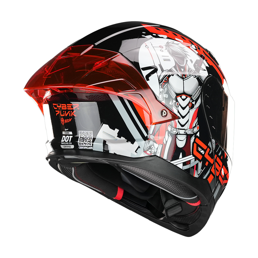 CASCO STARK CYBER CYBER PUNK Cascos KOV + de motociclista
