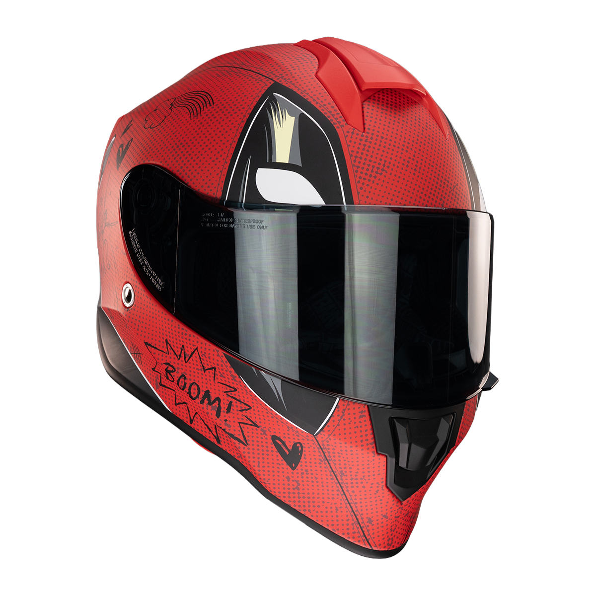 CASCO ECE KROON DEADPOOL MARVEL Cascos KOV + de motociclista