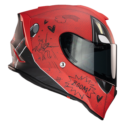 CASCO ECE KROON DEADPOOL MARVEL Cascos KOV + de motociclista