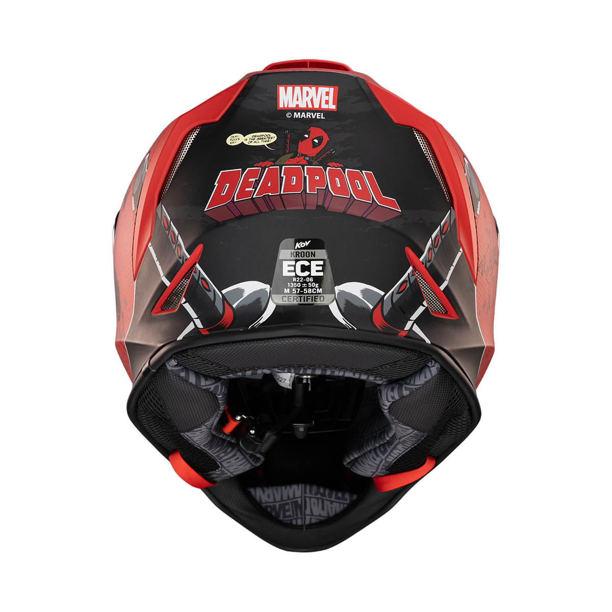 CASCO ECE KROON DEADPOOL MARVEL Cascos KOV + de motociclista