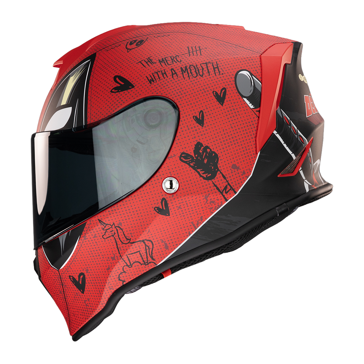 CASCO ECE KROON DEADPOOL MARVEL Cascos KOV + de motociclista