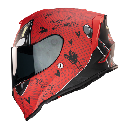 CASCO ECE KROON DEADPOOL MARVEL Cascos KOV + de motociclista