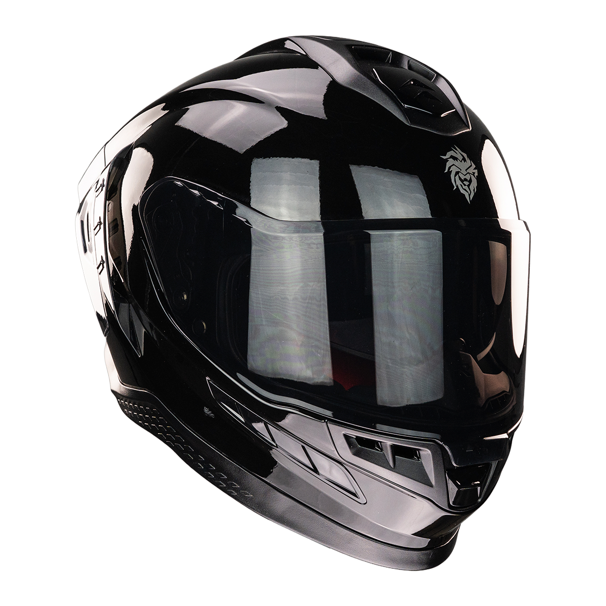 CASCO EKHO NEGRO BRILLOSO Cascos KOV + de motociclista